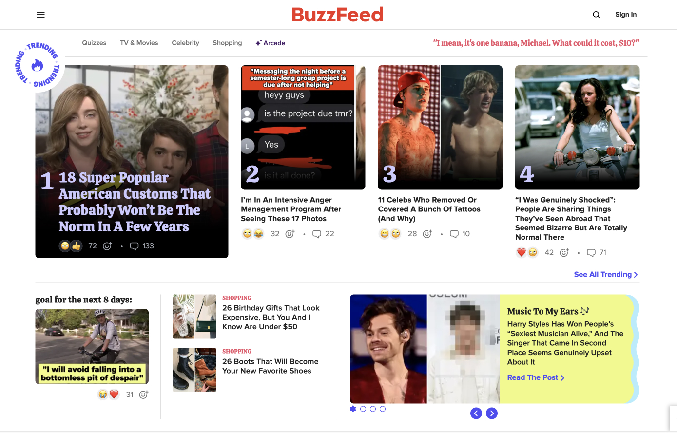 BuzzFeed - Digital News Portal